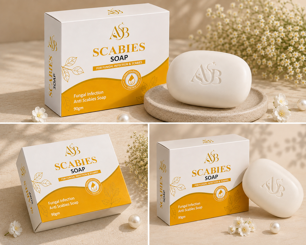 ASB Scabies Soap – Anti-Scabies & Fungal Infection Soap 90g