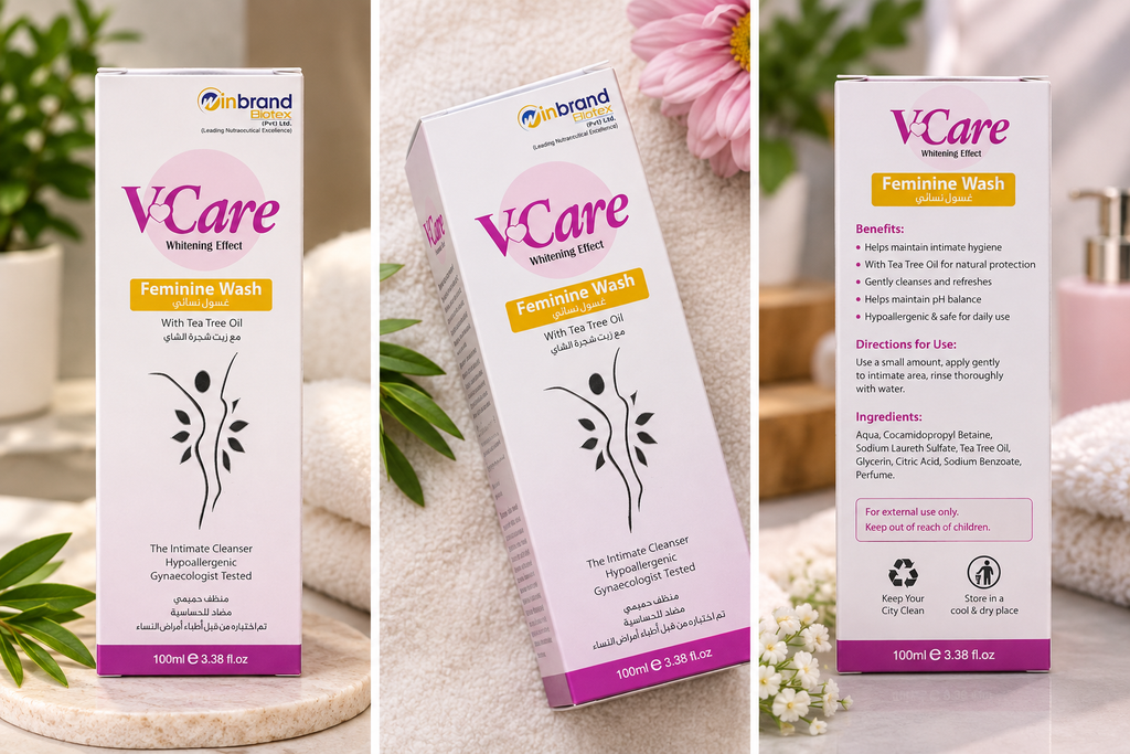 V Care Feminine Wash – Whitening Effect with Tea Tree Oil