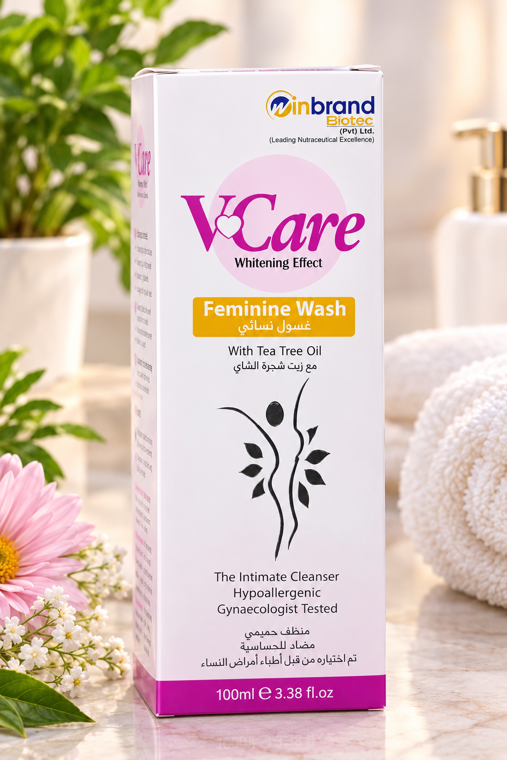 V Care Feminine Wash – Whitening Effect with Tea Tree Oil