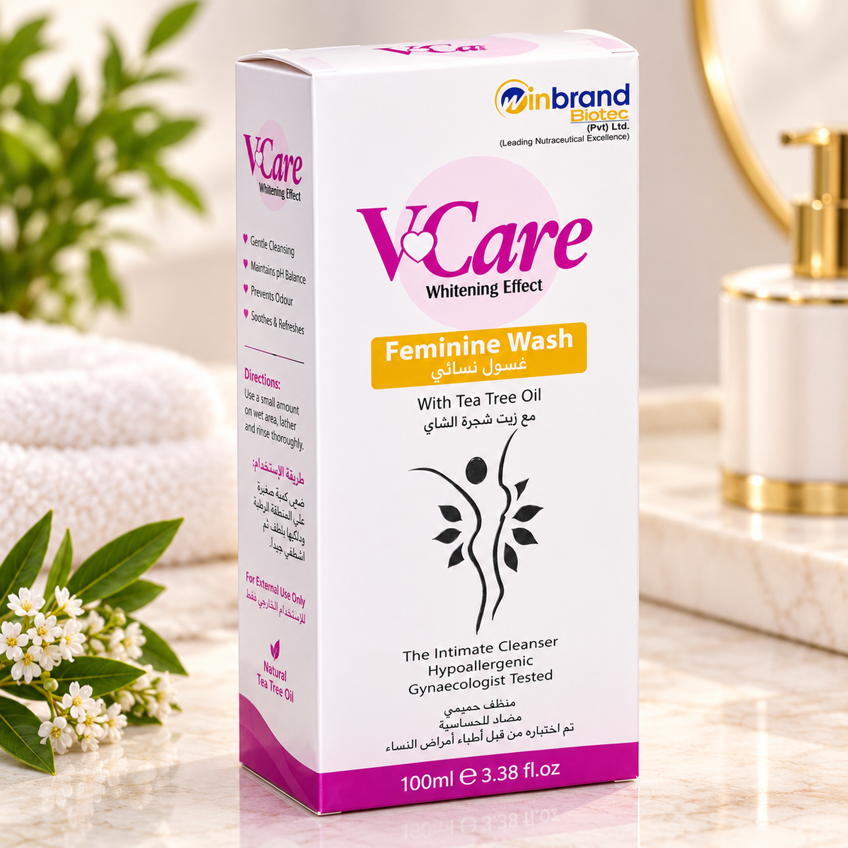 V Care Feminine Wash – Whitening Effect with Tea Tree Oil