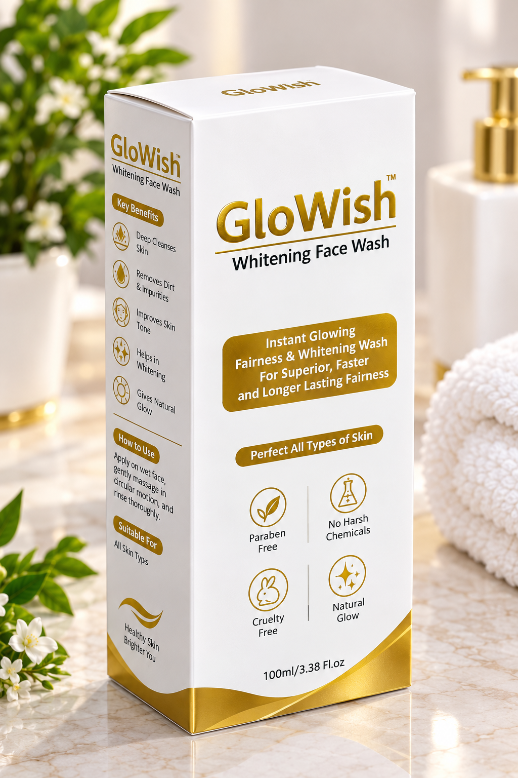 Glow Wish Whitening Face Wash