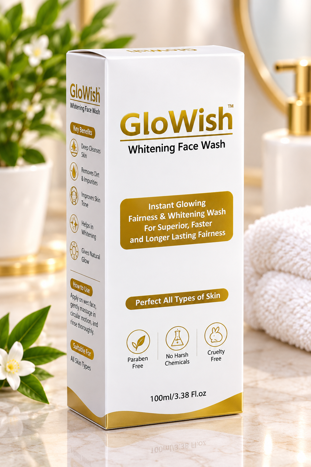 Glow Wish Whitening Face Wash