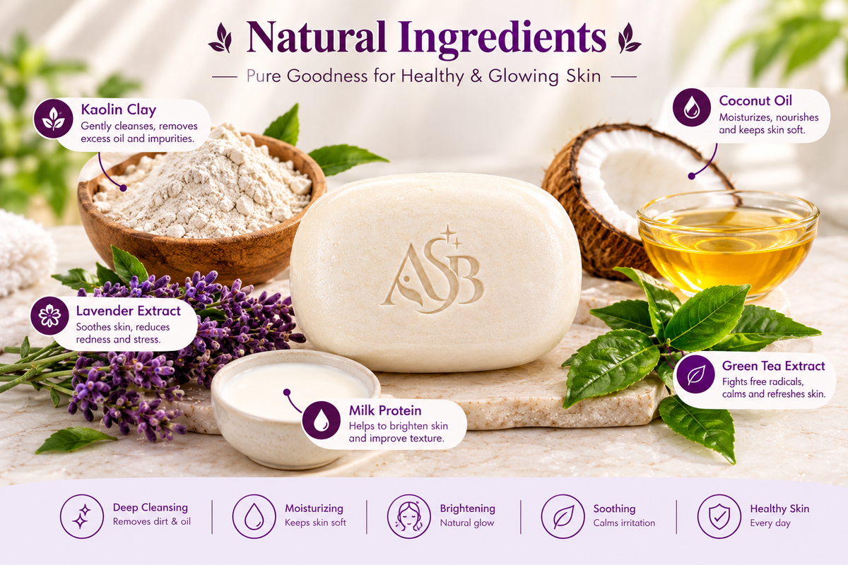 ASB Glow Care Whitening Soap – 90g | Brightening & Moisturizing Soap